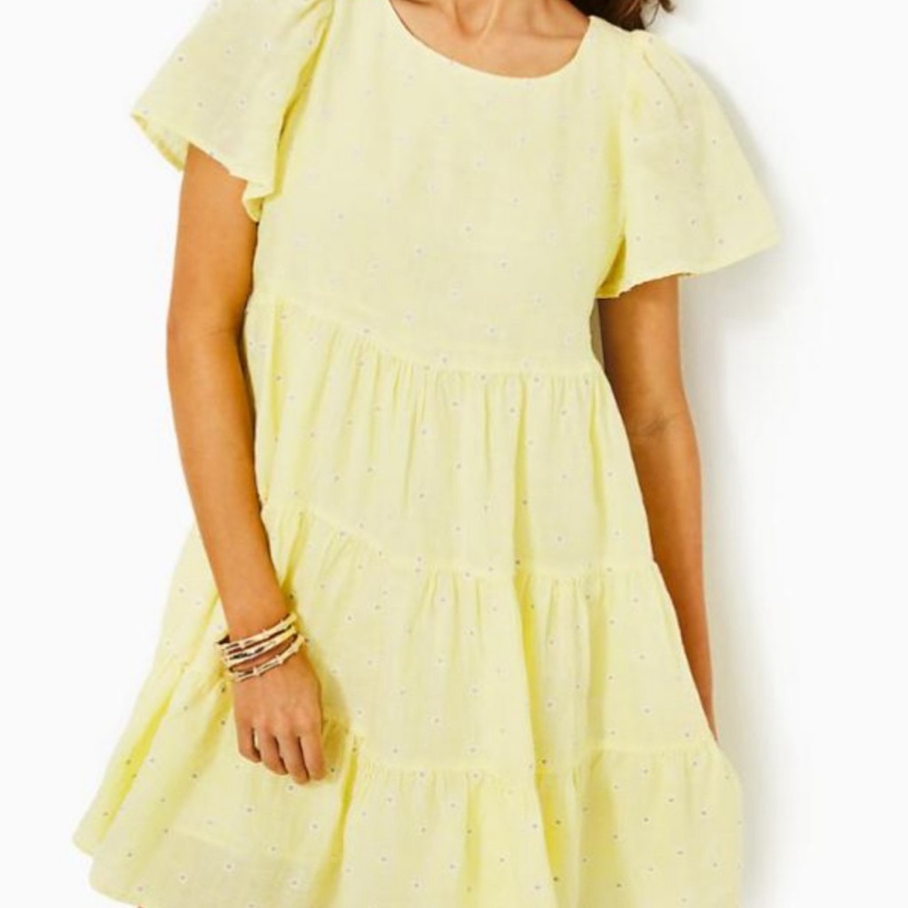 Lilly Pulitzer Jocelyn Short Sleeve Embroidered Dress